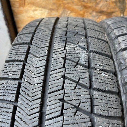 スズキ　ハスラー　純正ホイール　15インチ　バリ山　BRIDGESTONE VRX 165/55R15 スタッドレス　タイヤ　2013