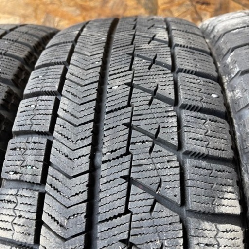 スズキ　ハスラー　純正ホイール　15インチ　バリ山　BRIDGESTONE VRX 165/55R15 スタッドレス　タイヤ　2013