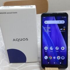 スマホ本体 AQUOS sense3 basic