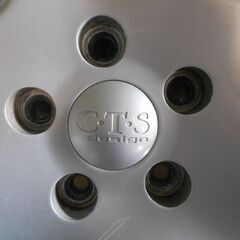 ☆中古4本セット☆ ブリヂストン CTSデザイン 17x7JJ/PCD/114.3/OFF+49/　タイヤ 215/45/17 / DNA ECOS 溝なし2本（ひび割れ無し）の画像