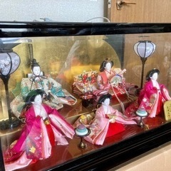 コンパクトひな人形セット（ショーケース入り）