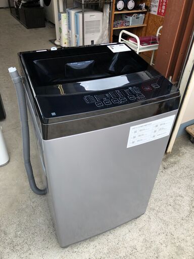 【動作保証あり】NITORI ニトリ 2021年 NTR60BK 6.0kg 洗濯機 ガラスフタ【管理KRS580】