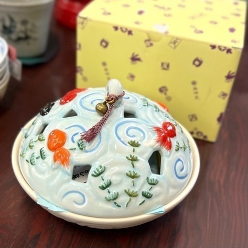 薬師窯　香炉風蚊取り線香入れ