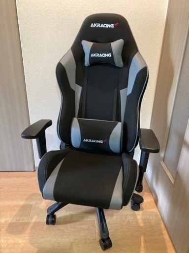 AKRacing Wolf シリーズ  グレー(灰色) ゲーミングチェア