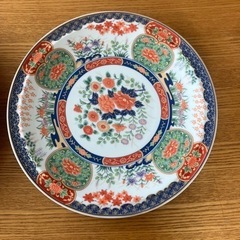 和皿　花柄　2枚の画像