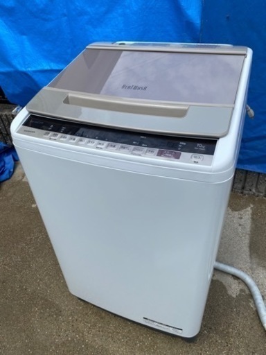 お薦め品‼️洗浄済‼️日立洗濯機10kg BW-V100E 2020年