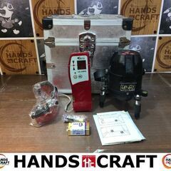 テクノ　LST-B47　墨出し機　中古品　赤レーザー　受光器/ケース付き　【ハンズクラフト宜野湾店】