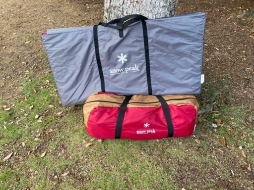  peak スノーピーク アメニティドームL ファミリー テント 中古品 インナーマット グランドシート付き