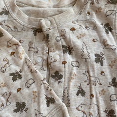 乳児用の子ども服　ロンパース5枚の画像