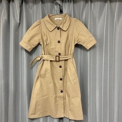 アルシーヴ　トレンチ膝丈ワンピ