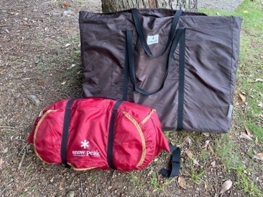 スノーピーク  peak アメニティドームS 中古品 テント インナーマット グランドシート付き