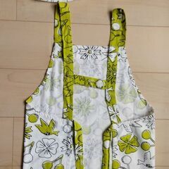 子供用 エプロン 三角巾付 /中古品の画像
