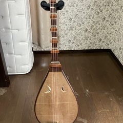 琵琶　バチ2つ　弦もありました。　