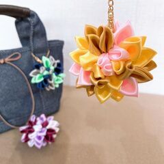 リボンチャームワークショップ　てづくり　ハンドメイド　お稽古教室の画像