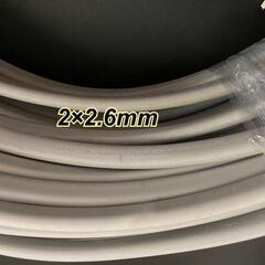 ☆富士電機【11kg】Fケーブル　2芯　2.6㎜2×2.6　灰色の画像