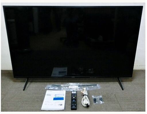 【　美品　】SONY　ソニー　4K液晶テレビ　BRAVIA　ブラビア　55型　KJ-55X8000H　2020年製　動作良好　リモコン付き