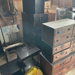 時代箪笥など　まとめていくつでも　もう壊す予定