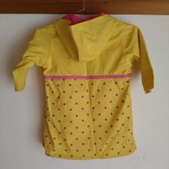 カッパ　女の子　梅雨　の画像