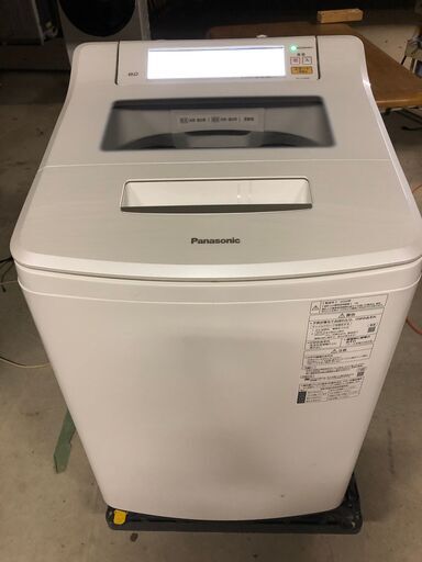 2020年製 Panasonic/パナソニック 全自動洗濯機 NA-JFA806 ECONAVI 8kg