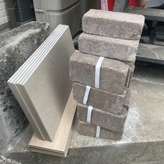 タイルとレンガセットでの画像