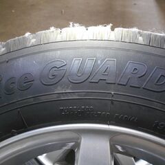 ☆値下げしました！スタッドレスタイヤ4本セット☆ 15x6.5JJ/PCD/114.3/100/　タイヤ 195/65/15 / YOKOHAMA　ice GUARD ヤマ有りの画像