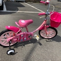 子供用自転車　16インチ　補助輪付き　リサイクルショップ宮崎屋　佐土原店　23.5.23Fの画像