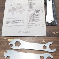 札幌市内近郊限定 株式会社ミキ FORCE グランドフリッチャー リクライニング付き 車いす 車椅子 強化アルミフレーム 折り畳み可能の画像
