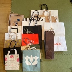 【譲り先決まりました】紙袋(雑多)合計16枚