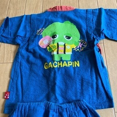 ガチャピン甚平(95センチ)の画像