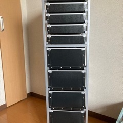 9段レターケース 収納多段チェストマルチチェストの画像