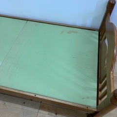 シングルベッド　木製　2段ベッド上のみの画像
