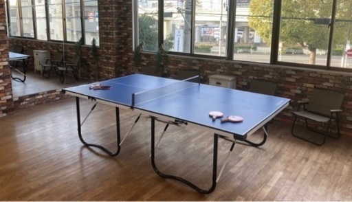 卓球台　どなたかもらってください　折り畳み