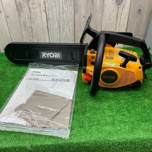 中古美品△京セラ(Kyocera) 旧リョービ エンジンチェンソー ES-3035△L△IT1W34QFTATS