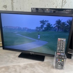 再値下げ！3か月間保証☆配達有り！13000円(税別）シャープ 22型 液晶テレビ 2022年製 リモコン付