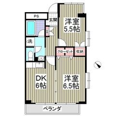 志村三丁目駅・2DK ・敷金&礼金0&フリーレント１ヶ月! 