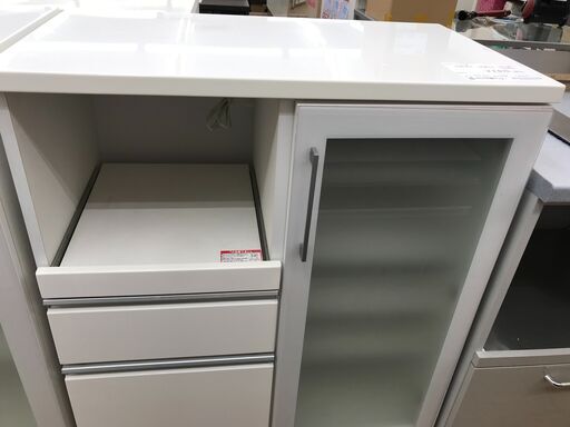 ★ジモティ割あり★ ニトリ レンジボード 白 H101×W88×D50 クリーニング済み KJ2042