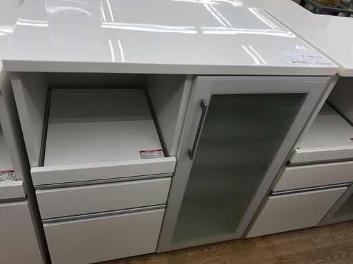 ★ジモティ割あり★ ニトリ レンジボード 白 H101×W88×D50 クリーニング済み KJ2043