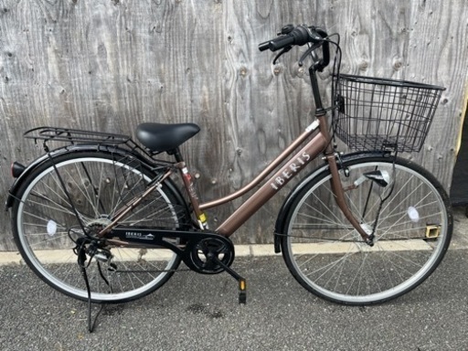 2021年購入 6 段変速 スピード オートライト 27インチ型 27形 自転車 ママチャリ シティサイクル