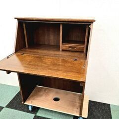 ライティングデスク ライティングビューロー 木製 書き物 作業机 作業
