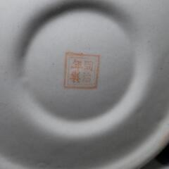 中国古玩　中国古美術　同治年製 陳連盛作　赤絵唐獅子漢詩紋器 陶器の画像