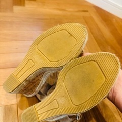 【美品】kanna エスパドリーユ ウェッジソール サンダルの画像