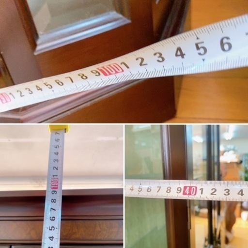 ?アンティーク調 キャビネット 飾り棚 
