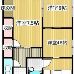 生活保護OK！東武日光線！幸手駅徒歩５分！2DK！敷金・礼金・保...