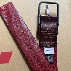 【お取引者様決定】★ DIESEL(ディーゼル)  本革ベルト ...