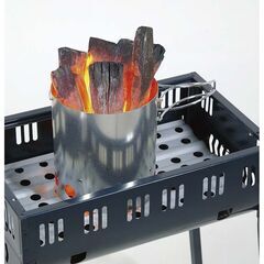 キャンプグッズ　火消しつぼ 火起し器セットの画像