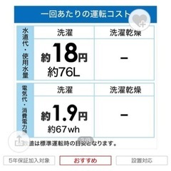 値下げしました！4.5Kg洗濯機【美品】BW-45A の画像