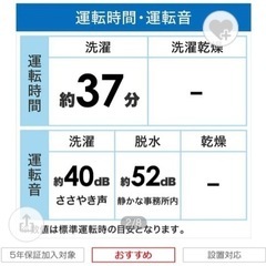 値下げしました！4.5Kg洗濯機【美品】BW-45A の画像