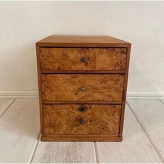 引き出し 3段 古道具 レトロ 木製