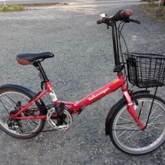 20インチ折り畳み自転車6段変速(3: