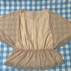 【新品】ももんがブラウス　ＬＬの画像